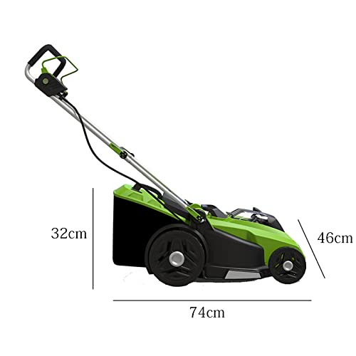KEINXOW 40V Lithium-Ion Electric Lawn Mowers Portable Cordless Walk-Behind Lawn Mowers with 5 Adjustable Cutting Heights,30L Bagging Machines