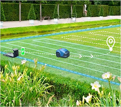 Electric Cordless Garden Mower Fully Automatic 18E Smart Mower High Efficiency Mower Mobile Phone Planning Path Yard Mower Lawn Mower Tool